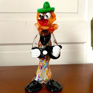 Vintage Murano Glass Clown